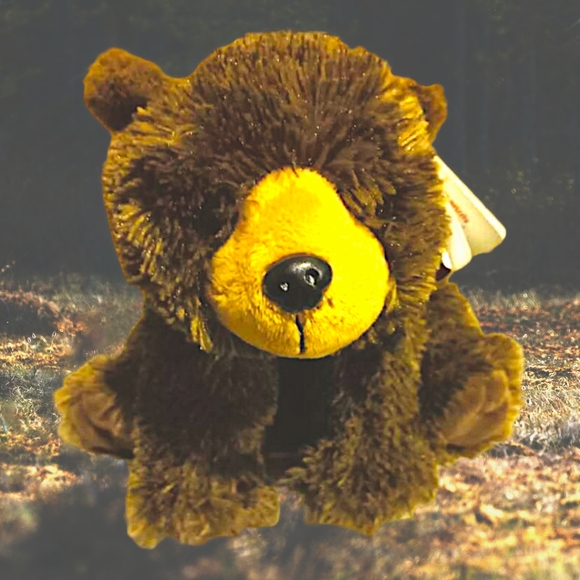 NWT Wild Republic Cuddlekins Plush/Stuffed Animal 12" Sitting Grizzly Brown Bear - Picture 2 of 6
